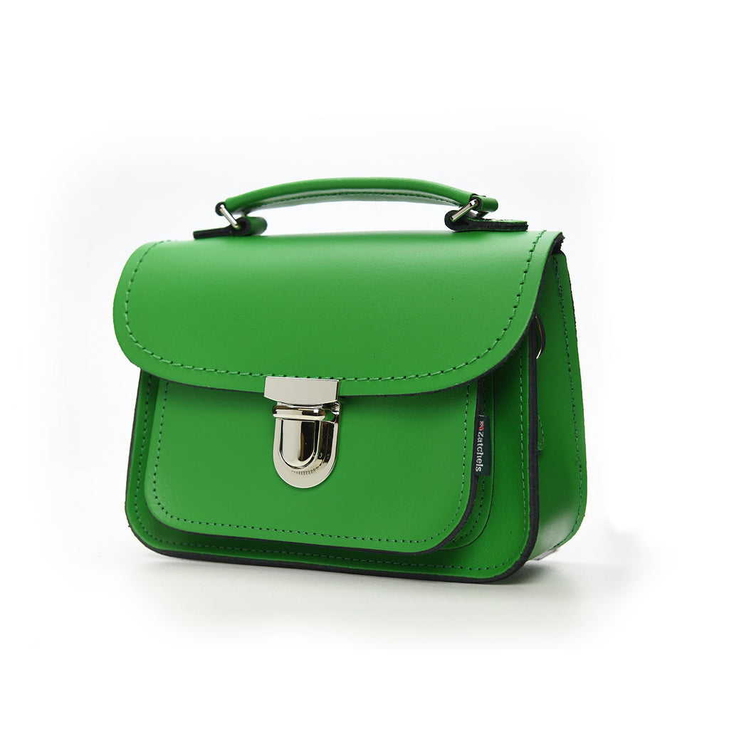 Luna Handmade Leather Bag in Green