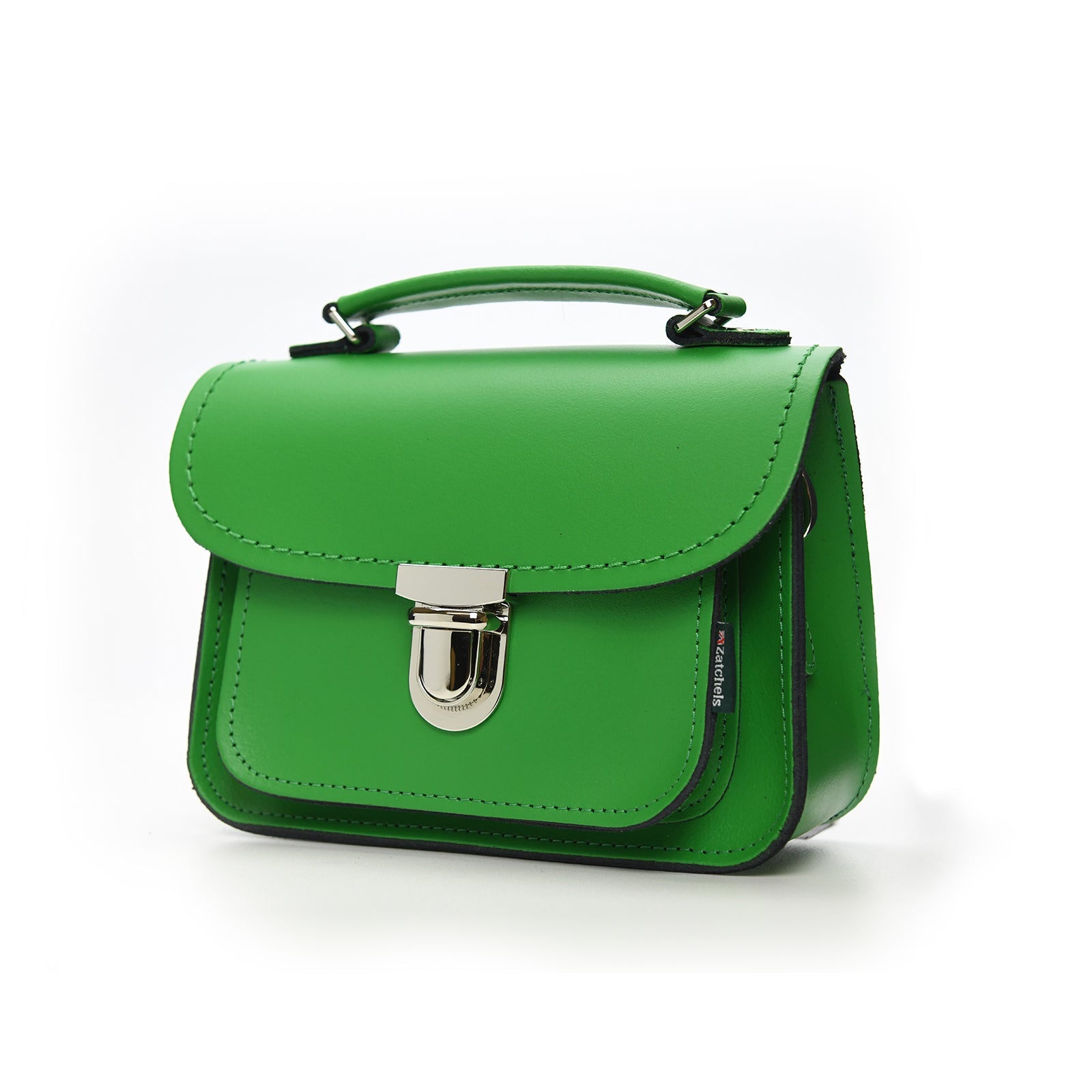 Luna Handmade Leather Bag in Green