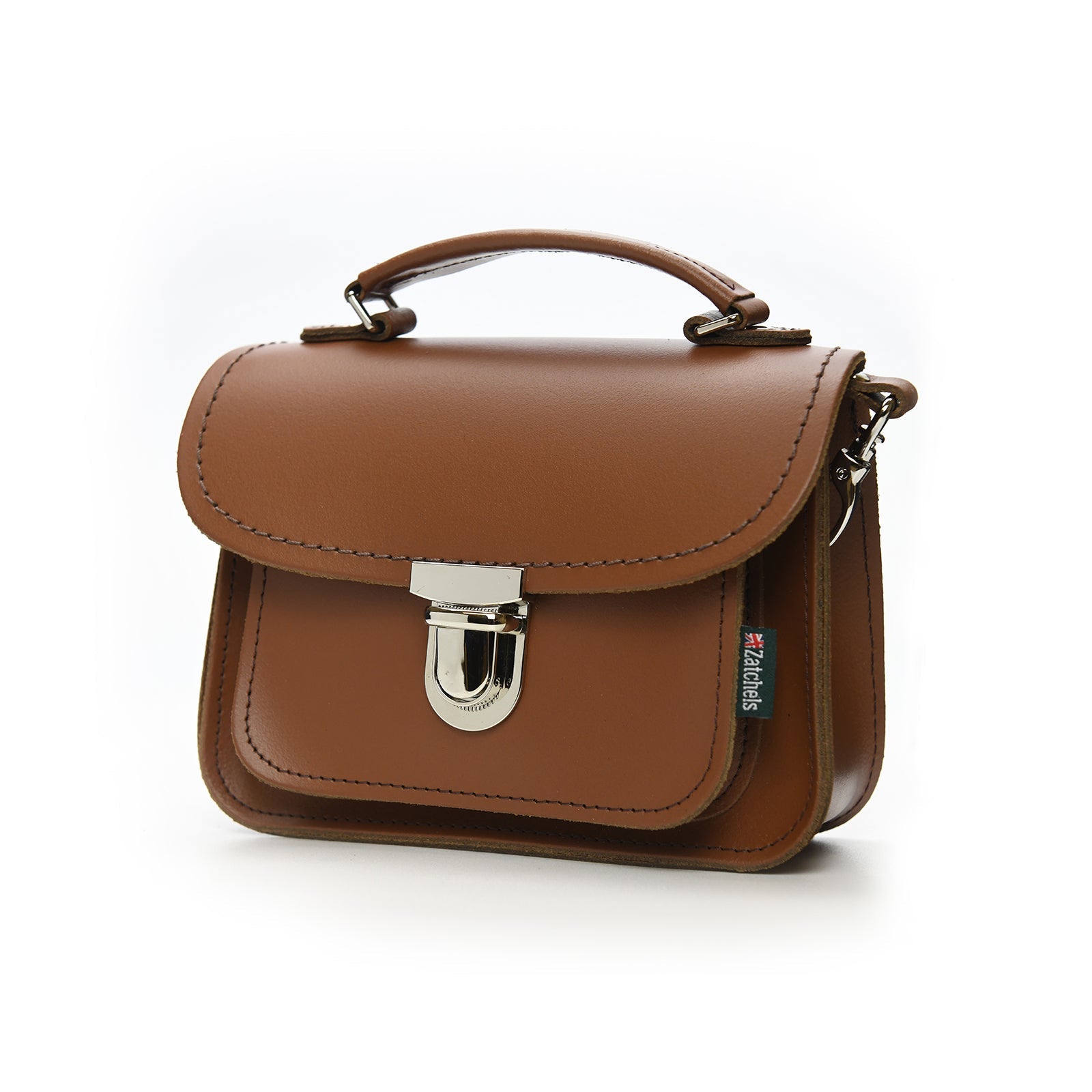 Luna Handmade Leather Bag in Chestnut