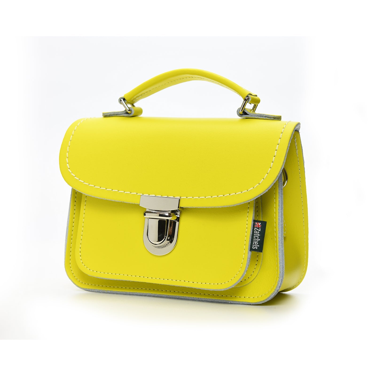 Luna Handmade Leather Bag in Daffodil Yellow