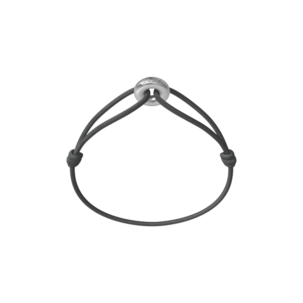 Mini Silver Soho Matte Cord Bracelet