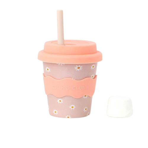 Pink Daisy Babychino Cup 4oz