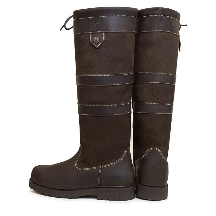 Waterproof Country Boots in Brown, Standard or Wide Calf