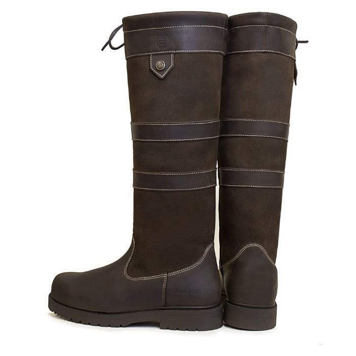 Waterproof Country Boots in Brown, Standard or Wide Calf