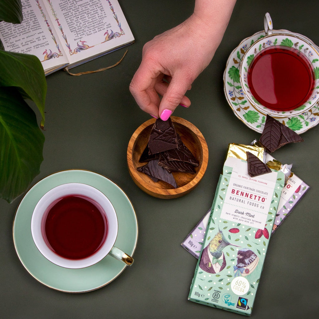 Dark Mint Organic Chocolate 60 Percent Cocoa