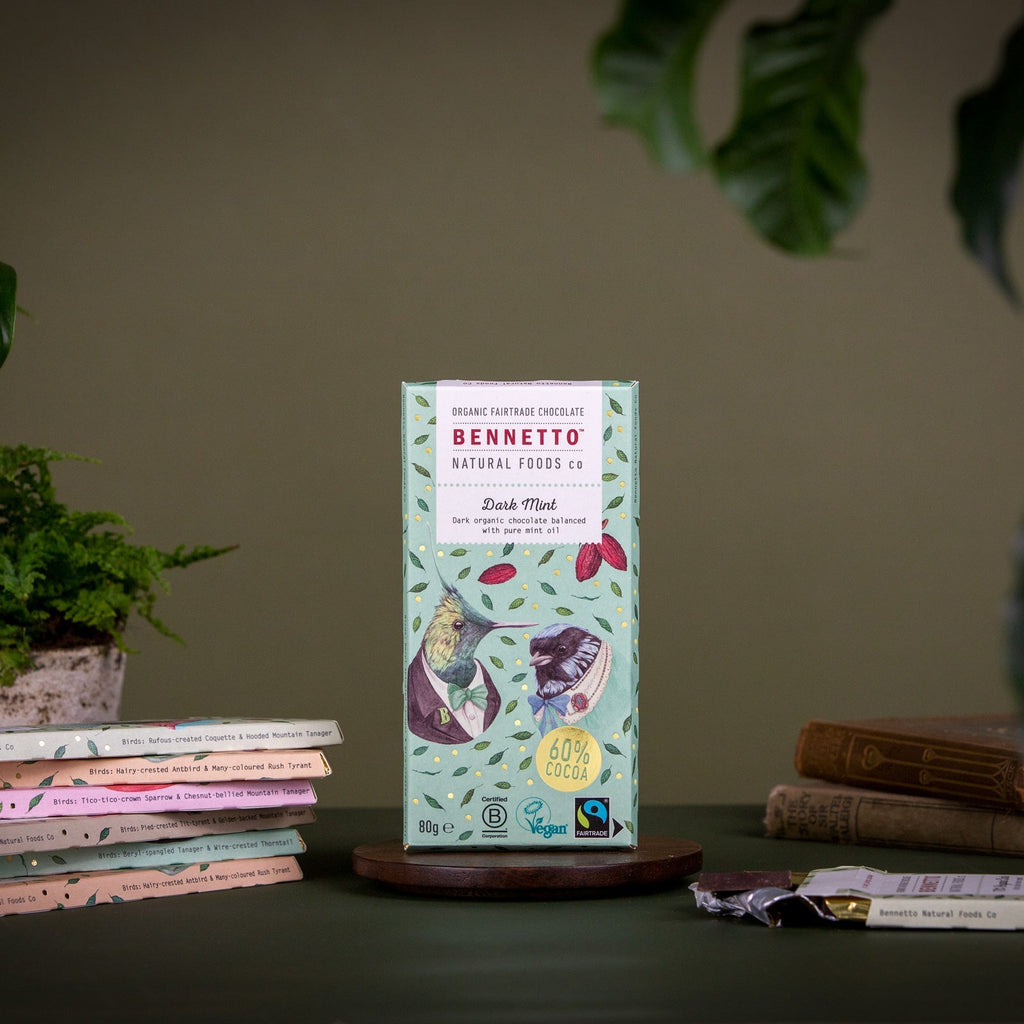 Dark Mint Organic Chocolate 60 Percent Cocoa