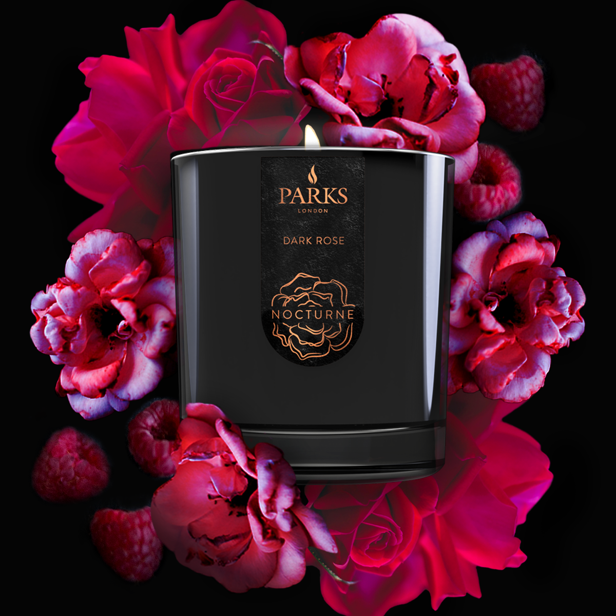 Dark Rose Candle 220g