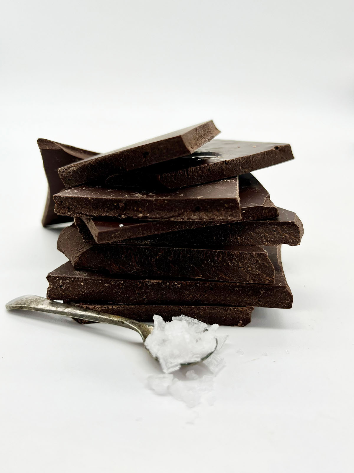 Sea Salt Shards in 70 Percent Dark Chocolate