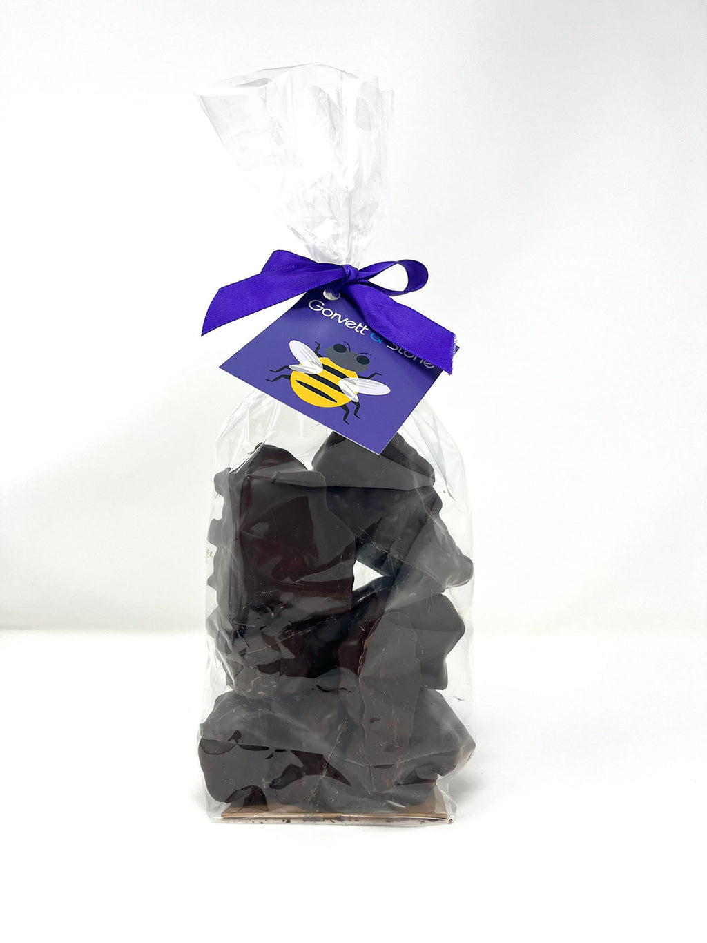 Handmade Cinder Toffee in 70 Percent Dark Chocolate 250g