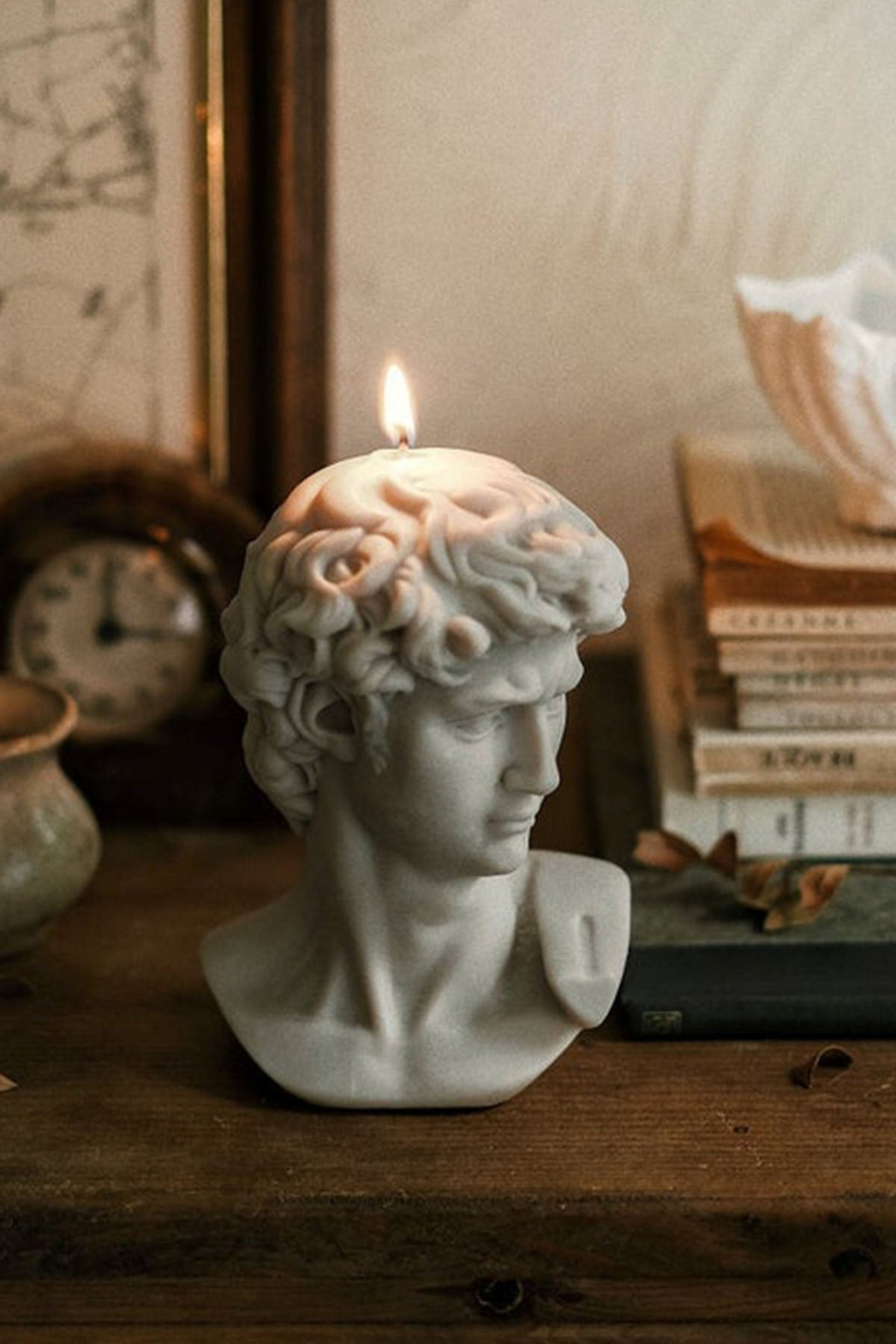 David Bust Scented Candle