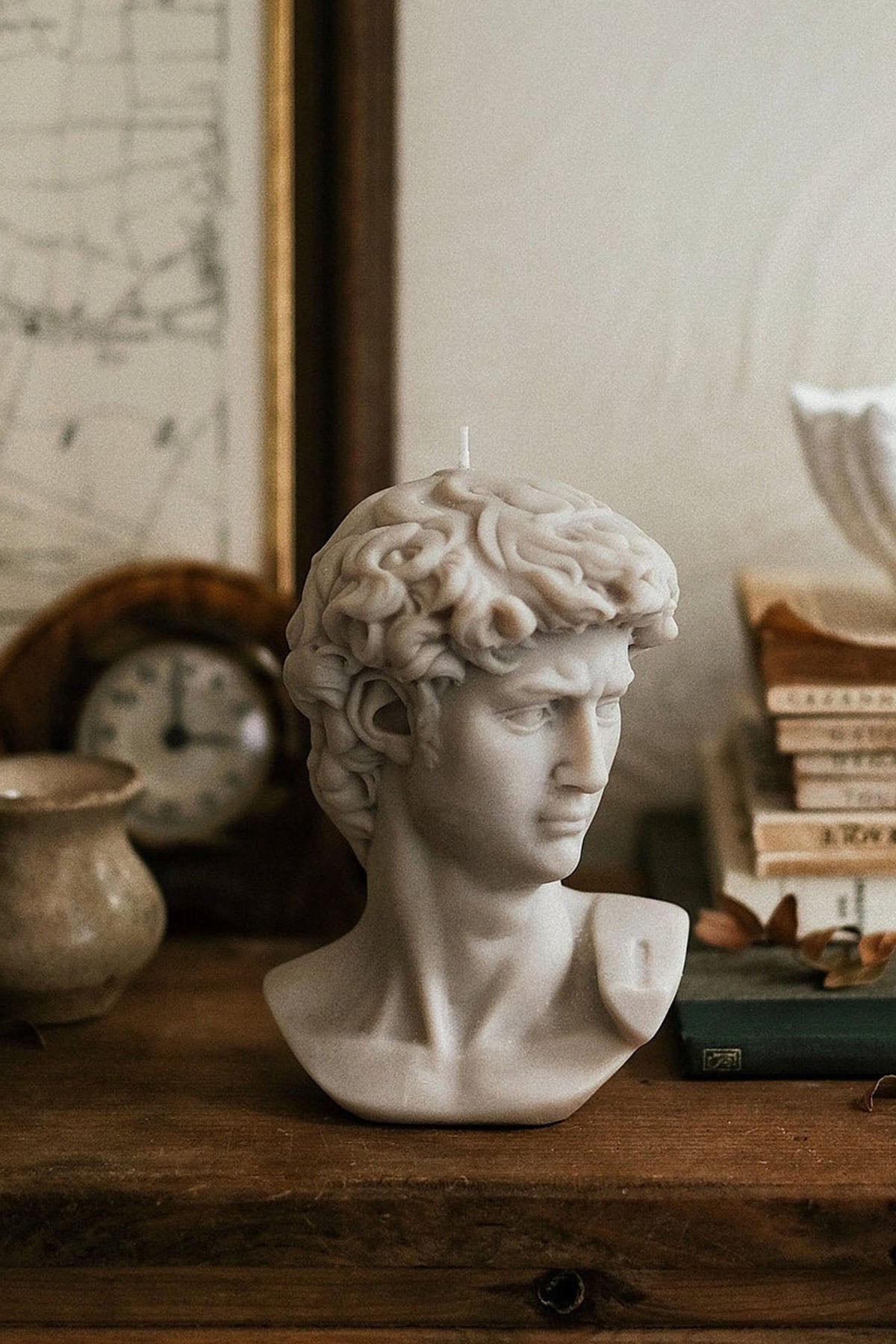 David Bust Scented Candle