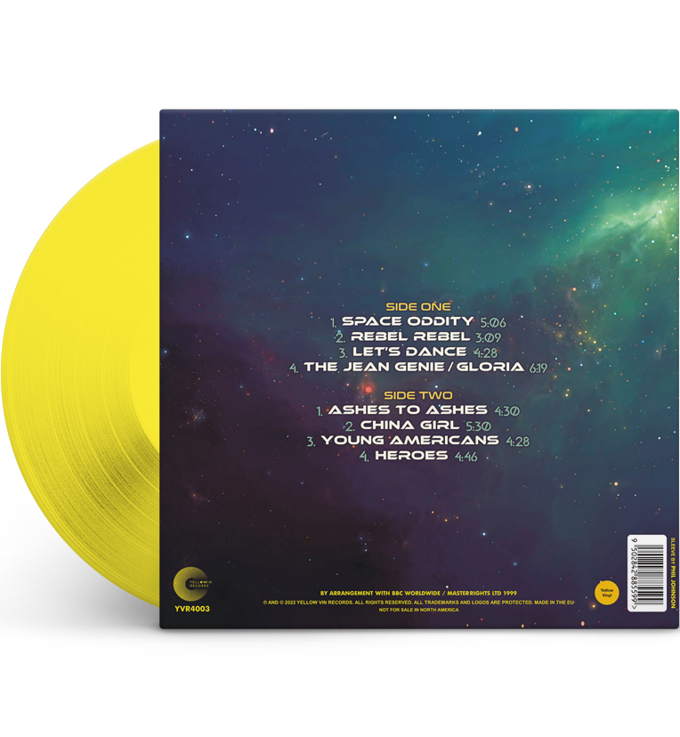 David Bowie Odyssey Live in Milton Keynes 1990 Special Edition Yellow Vinyl