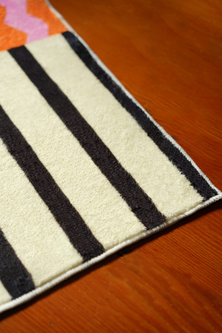 Deconstructed Bath Mat in Organic Cotton