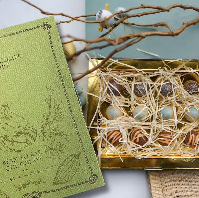 Hand-Decorated Mini Easter Egg Truffles