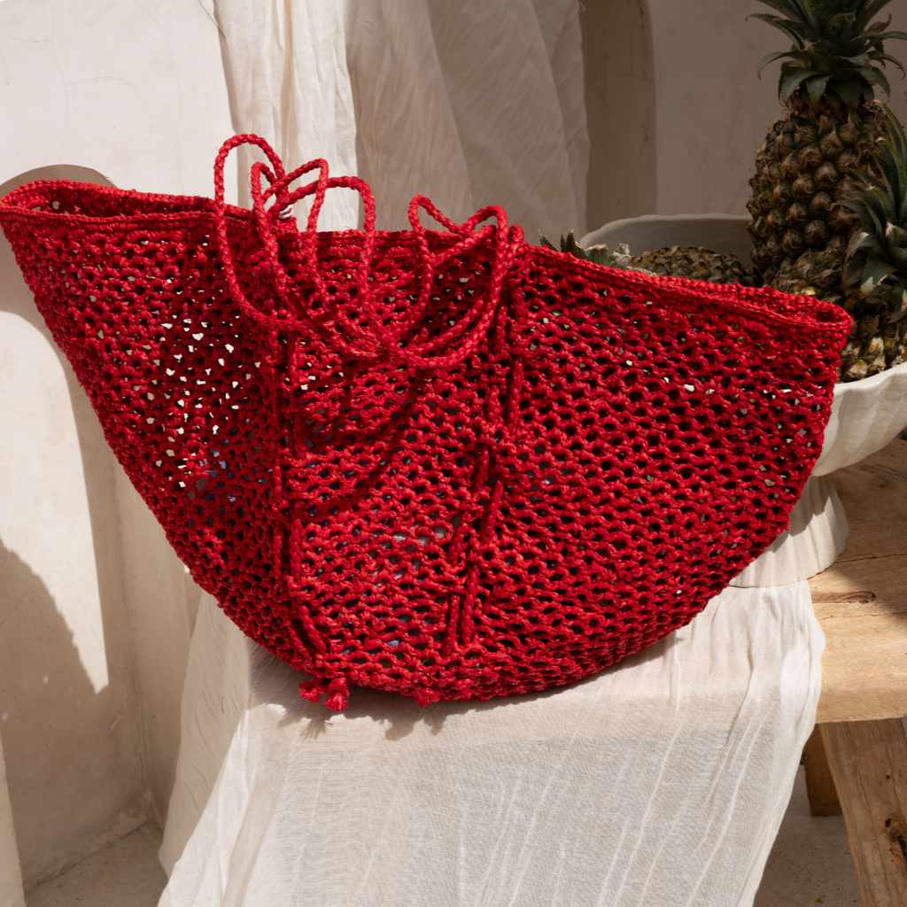 Raffia Tote Bag Handwoven in Madagascar
