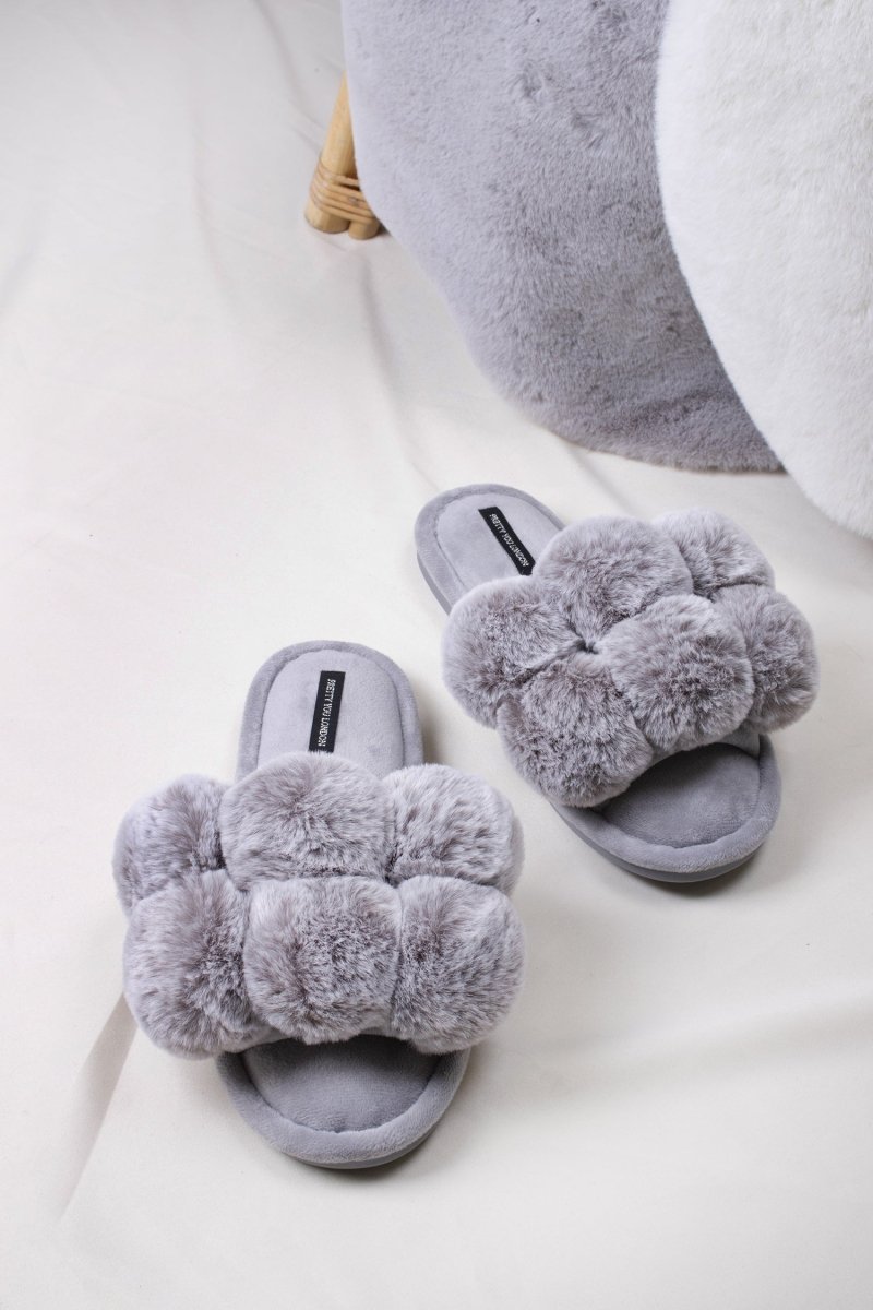 Dolly Slippers in Grey