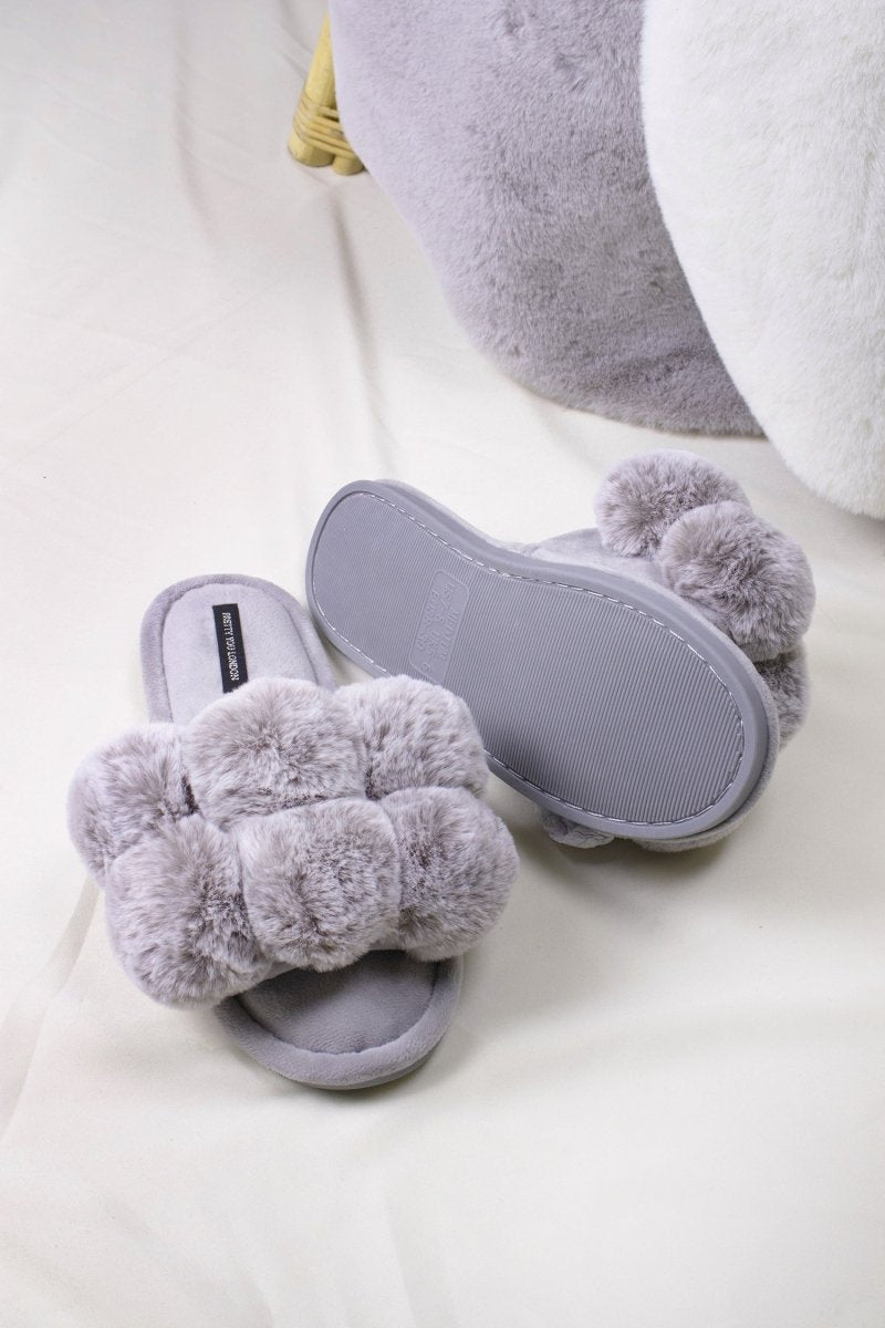 Dolly Slippers in Grey