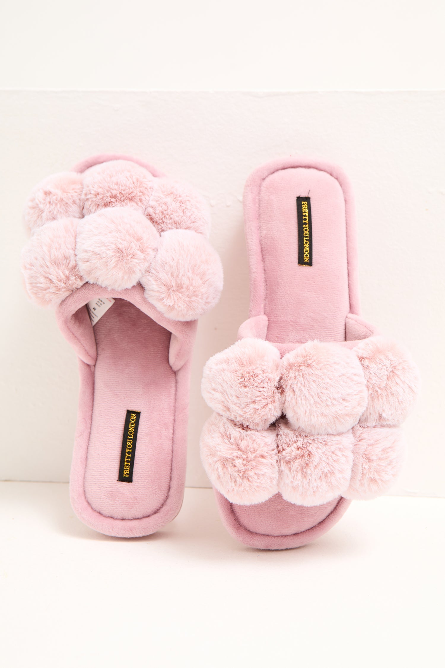 Dolly Slippers in Pink