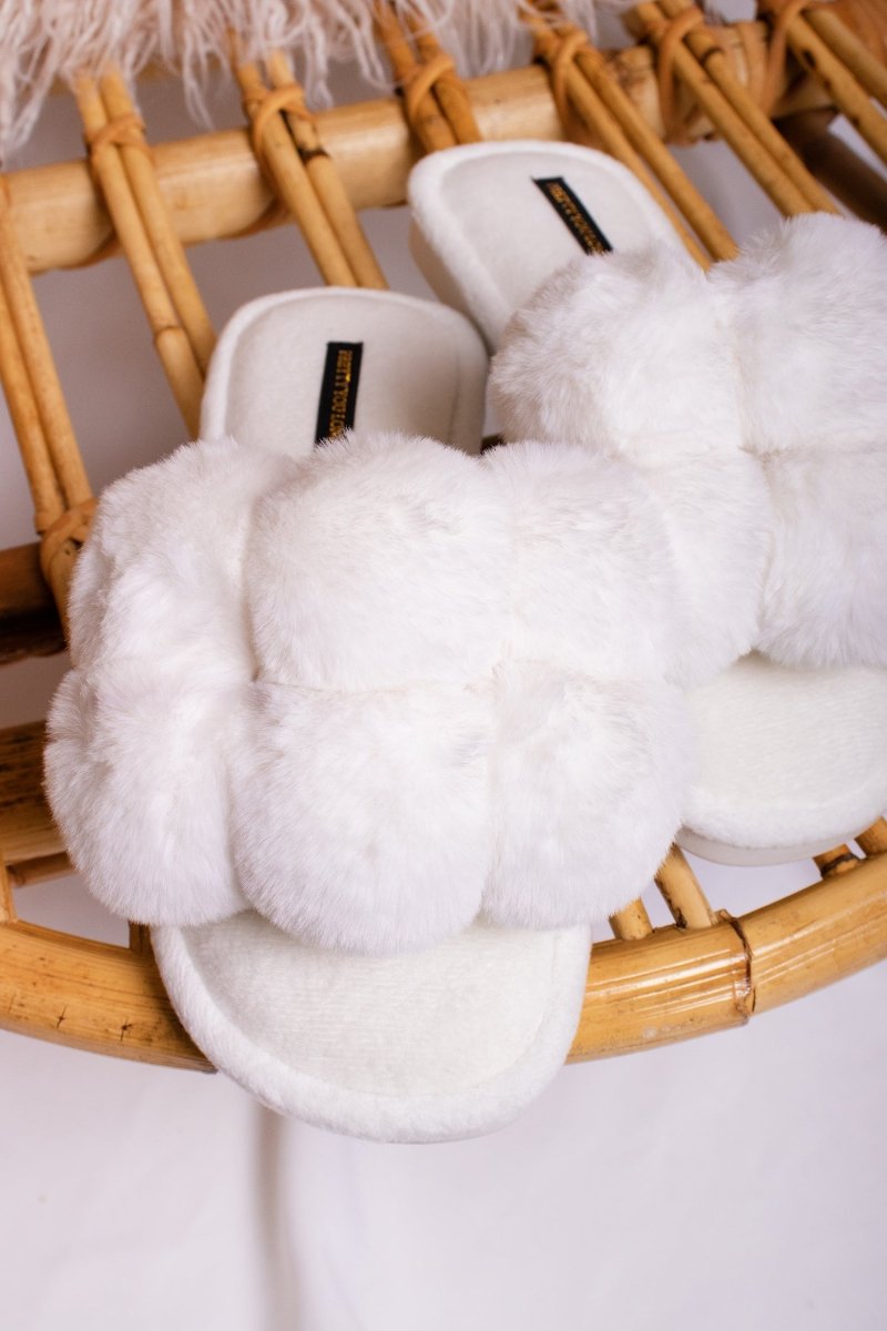 Dolly Slippers in White