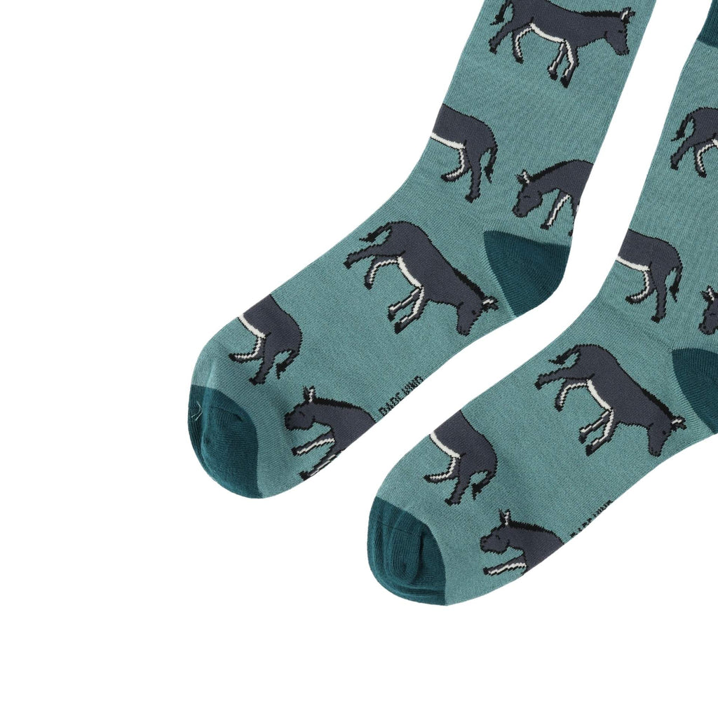 Save the Donkeys Bamboo Socks in Blue