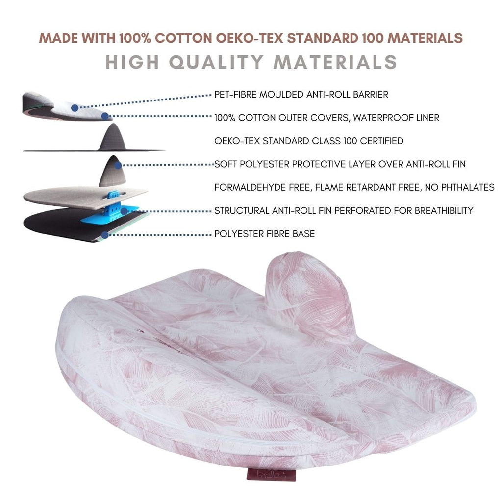 Lie Down Feeding Pillow with Anti Roll Support