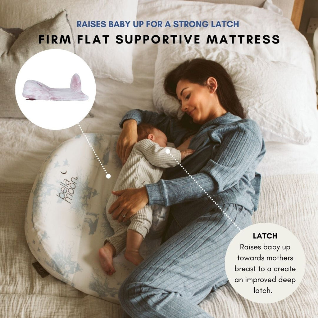 Lie Down Feeding Pillow with Anti Roll Support