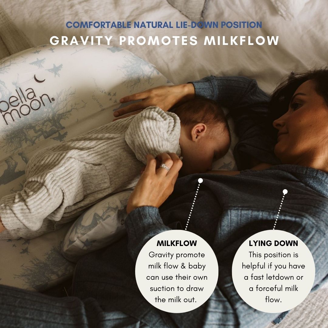 Lie Down Feeding Pillow in Dotted