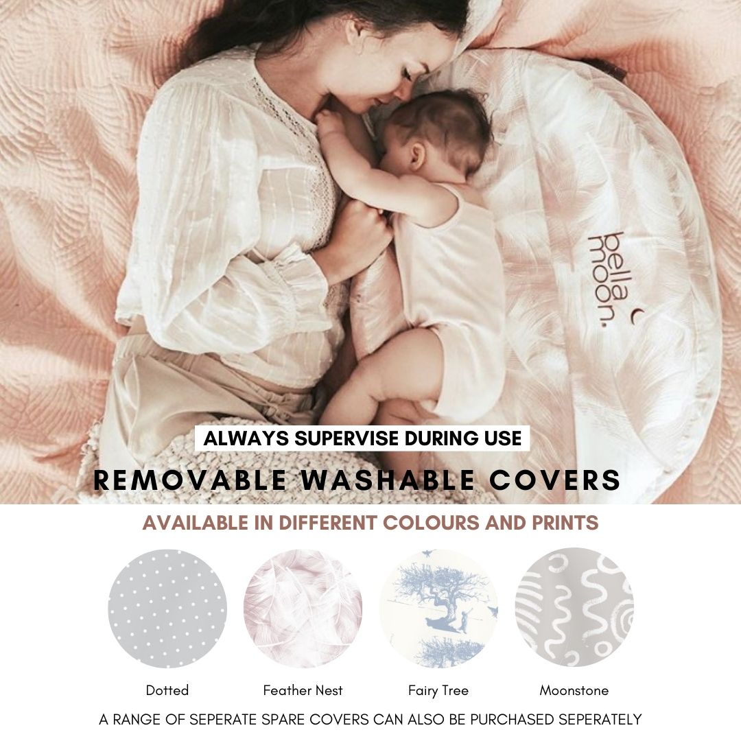 Lie Down Feeding Pillow in Dotted