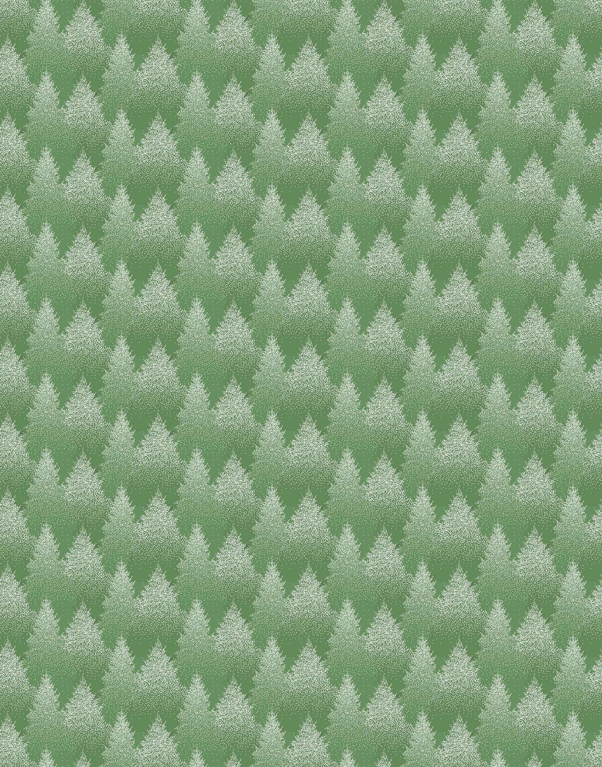 Dotty Dotwork Forest Wallpaper