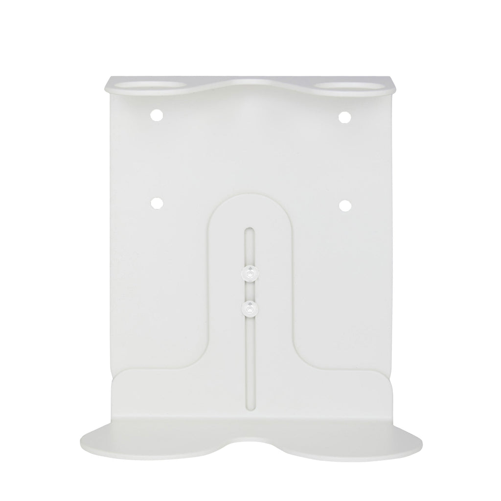 White Double Bottle Holder Wall Mount