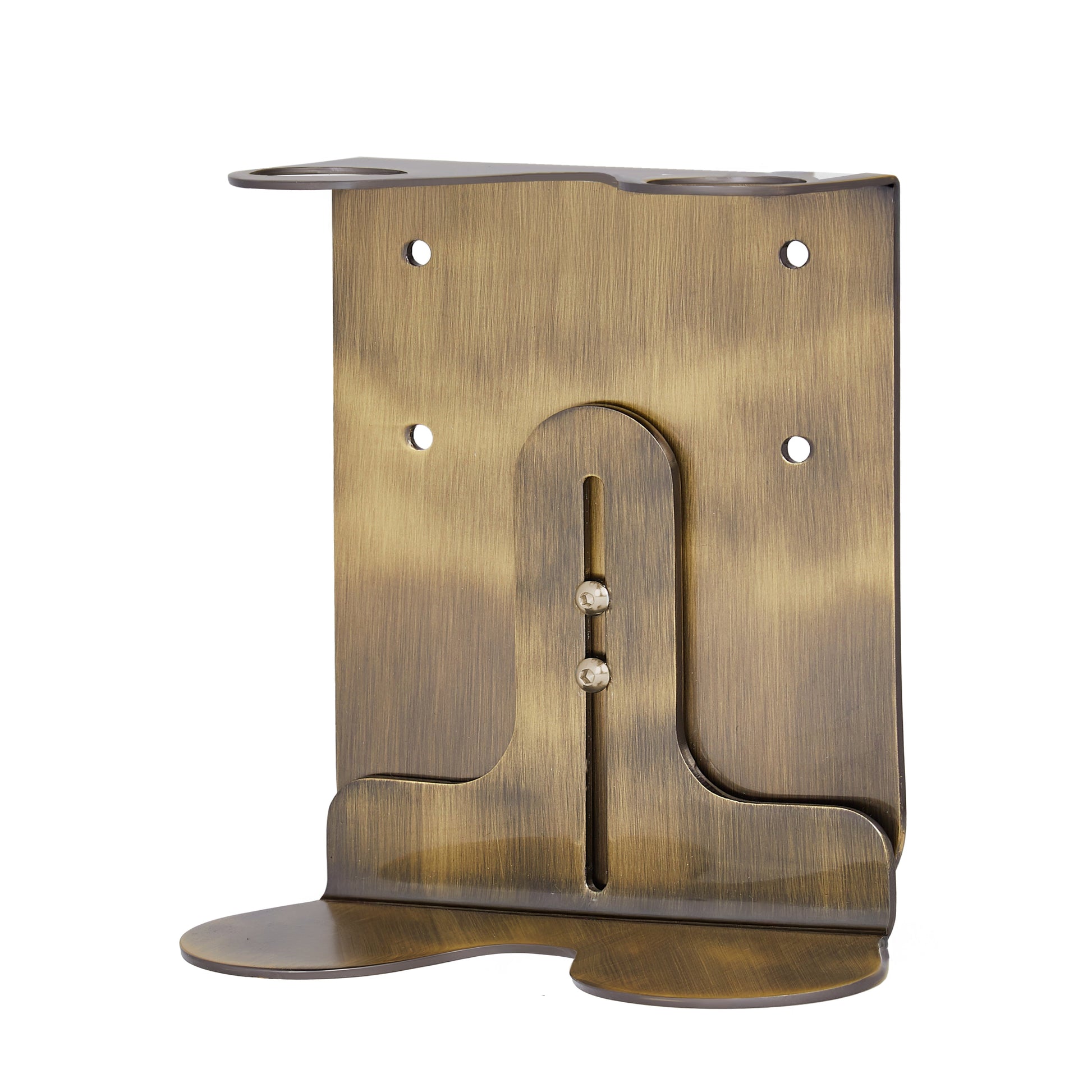 Gold Double Soap Bottle Holder Wall Mount