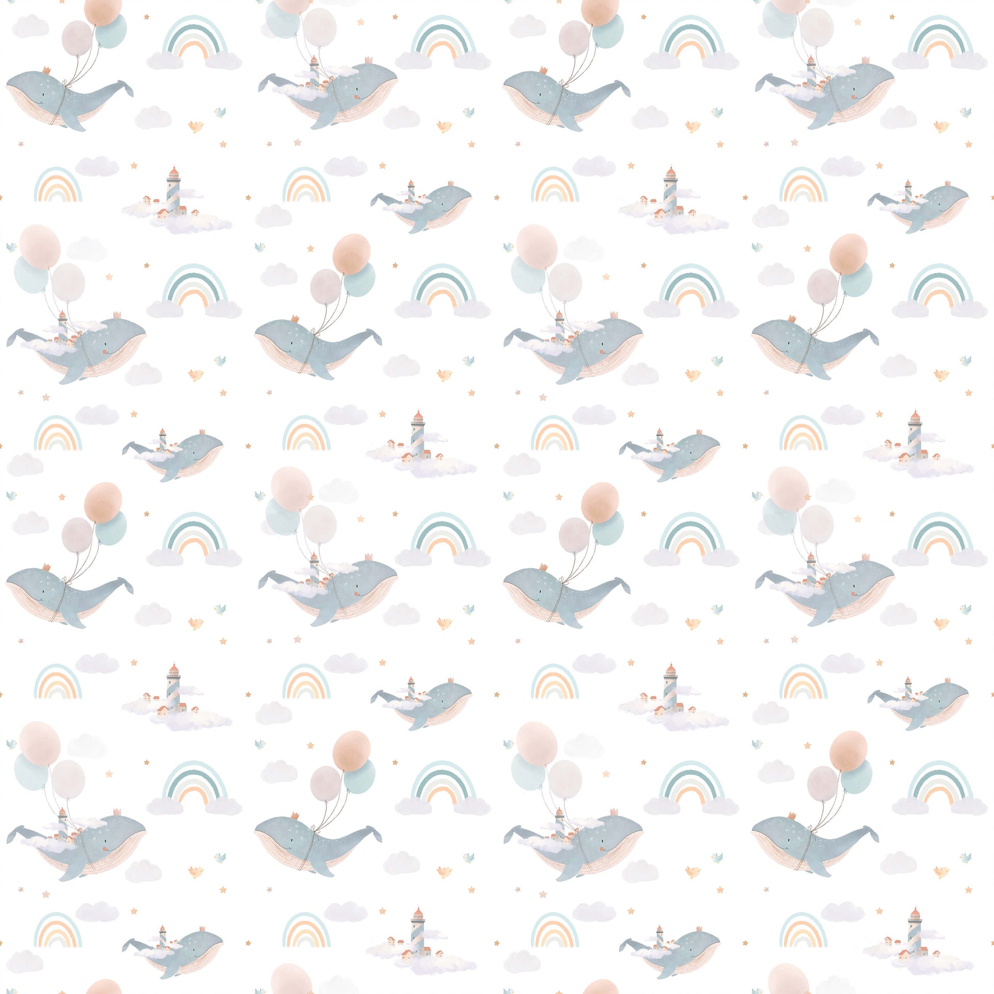 Dreamer Whale Wallpaper