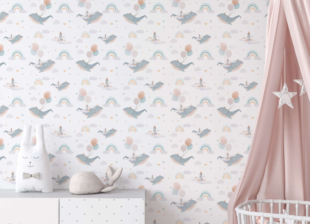 Dreamer Whale Wallpaper