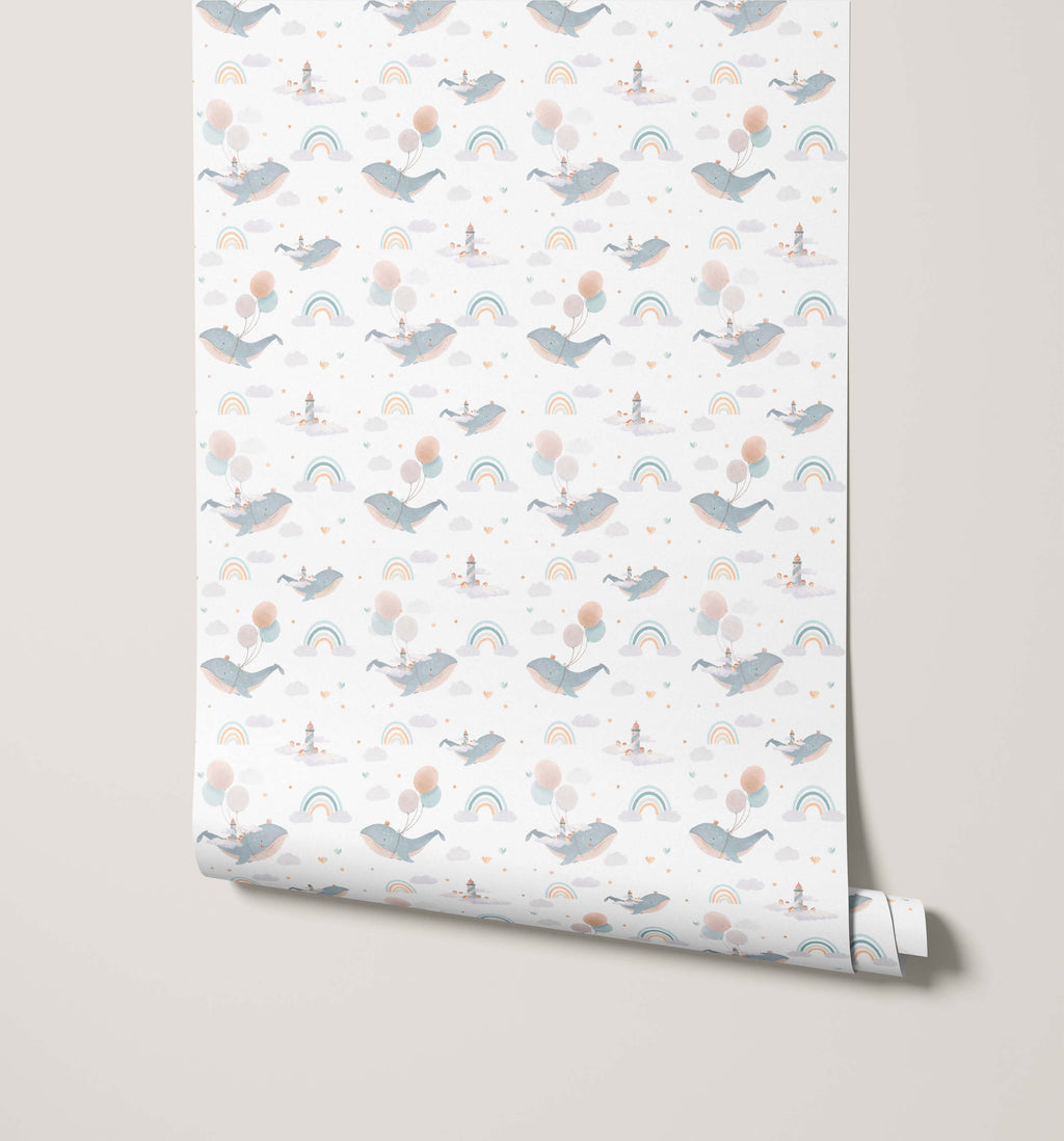 Dreamer Whale Wallpaper