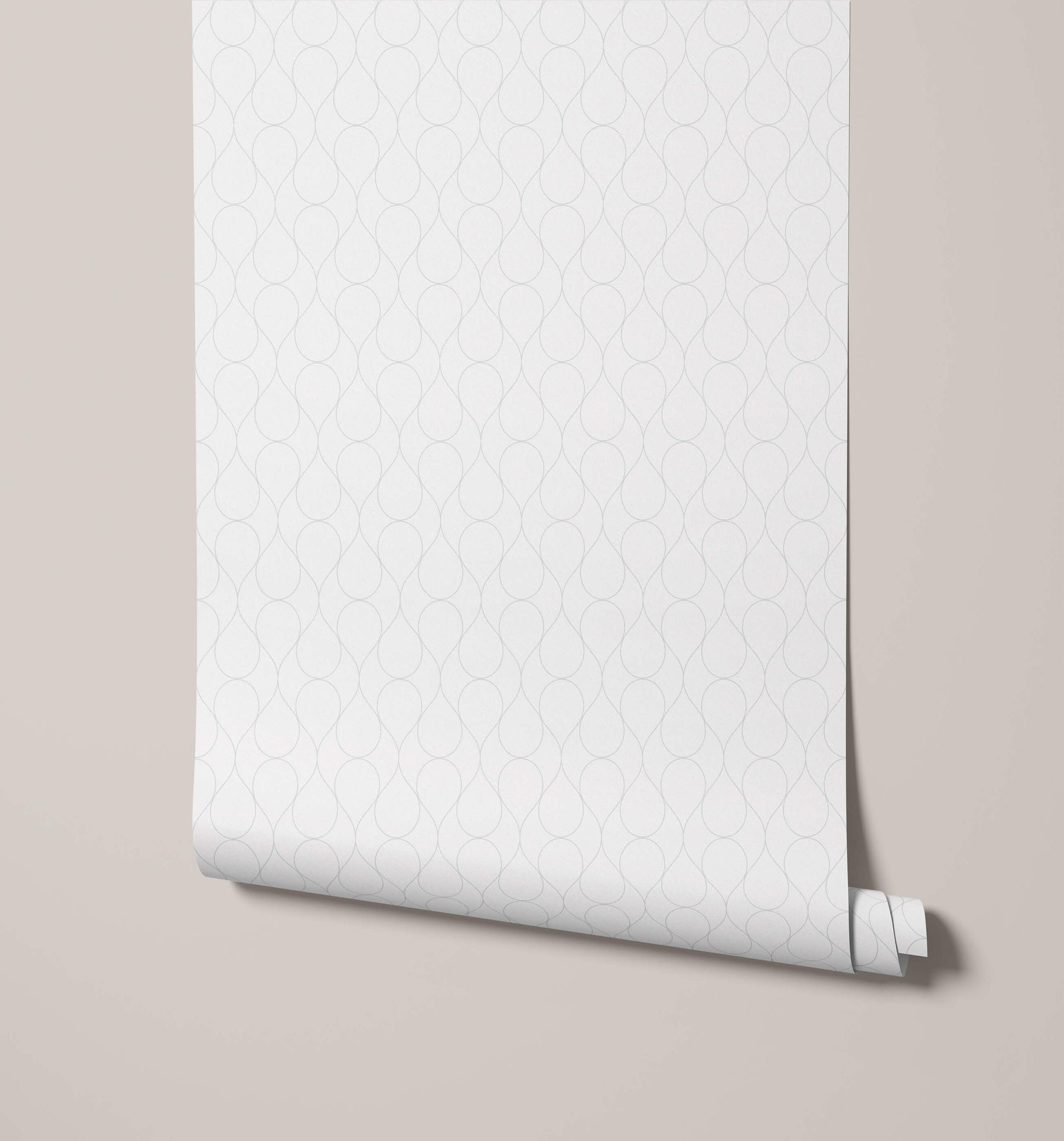 Drip Geometric Teardrop Wallpaper