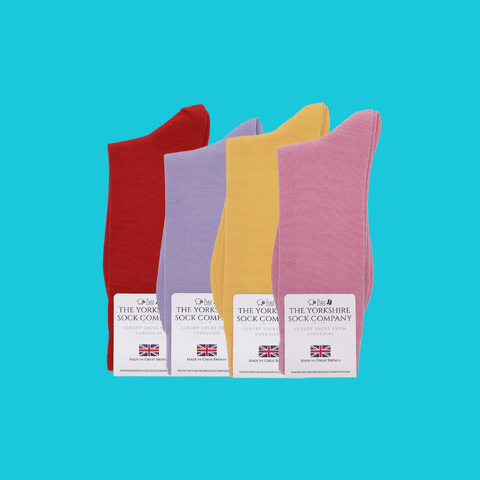 Merino Wool Socks 4 Pair Bundle Classic Light Colours