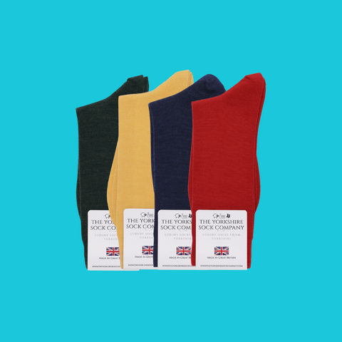 Merino Wool Socks 4 Pair Bundle Classic Mix