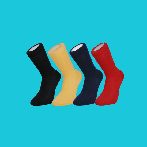 Merino Wool Socks 4 Pair Bundle Classic Mix