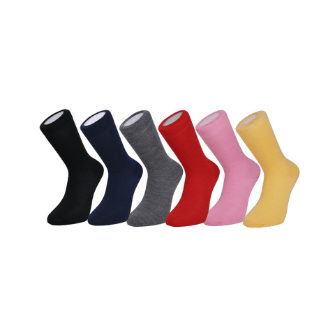 Merino Wool Socks 6 Pair Bundle Classic Mix