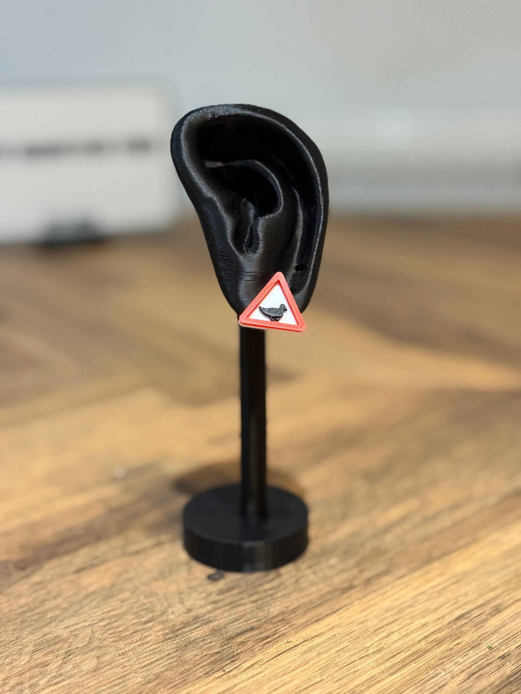 Warning Ducks Stud Earring