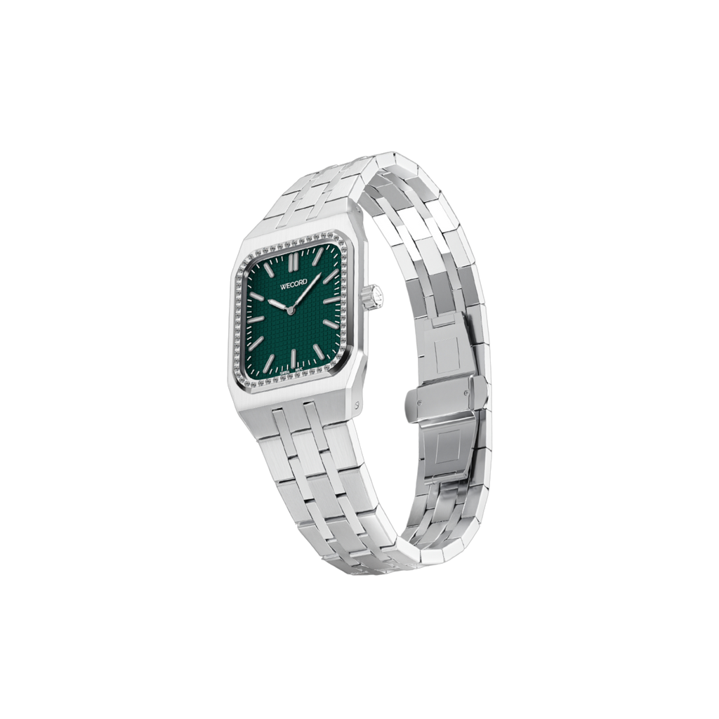 Small Diamond Watch in Stainless Steel