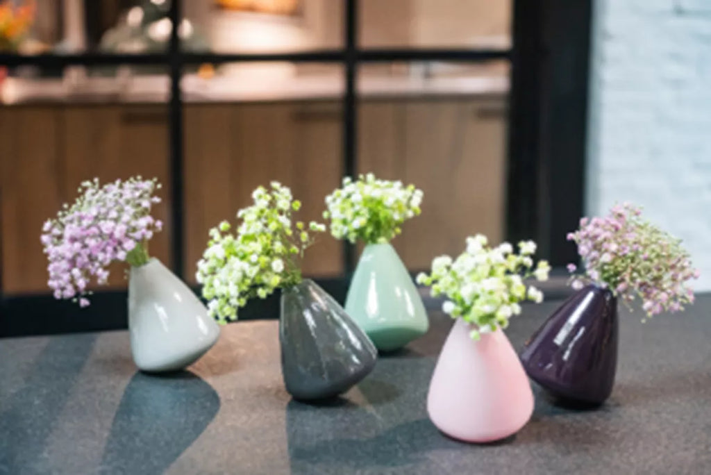 Tumbling Vase in Plum 12cm Height