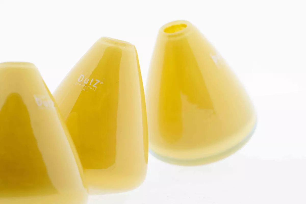 Tumbling Vase in Ochre 12 cm