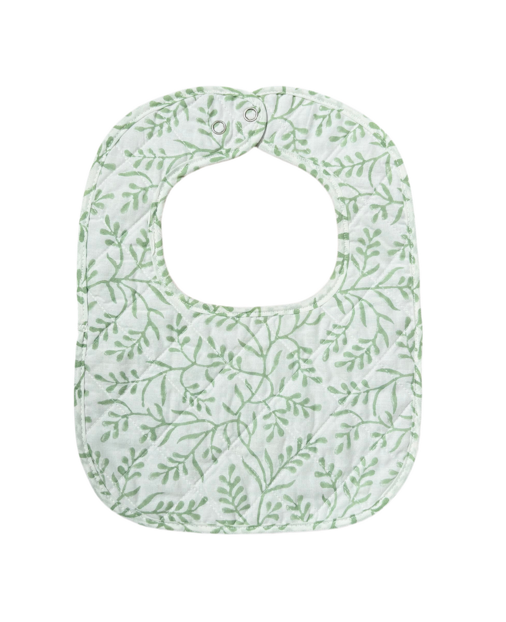 Quilted Bib in Georgia Green
