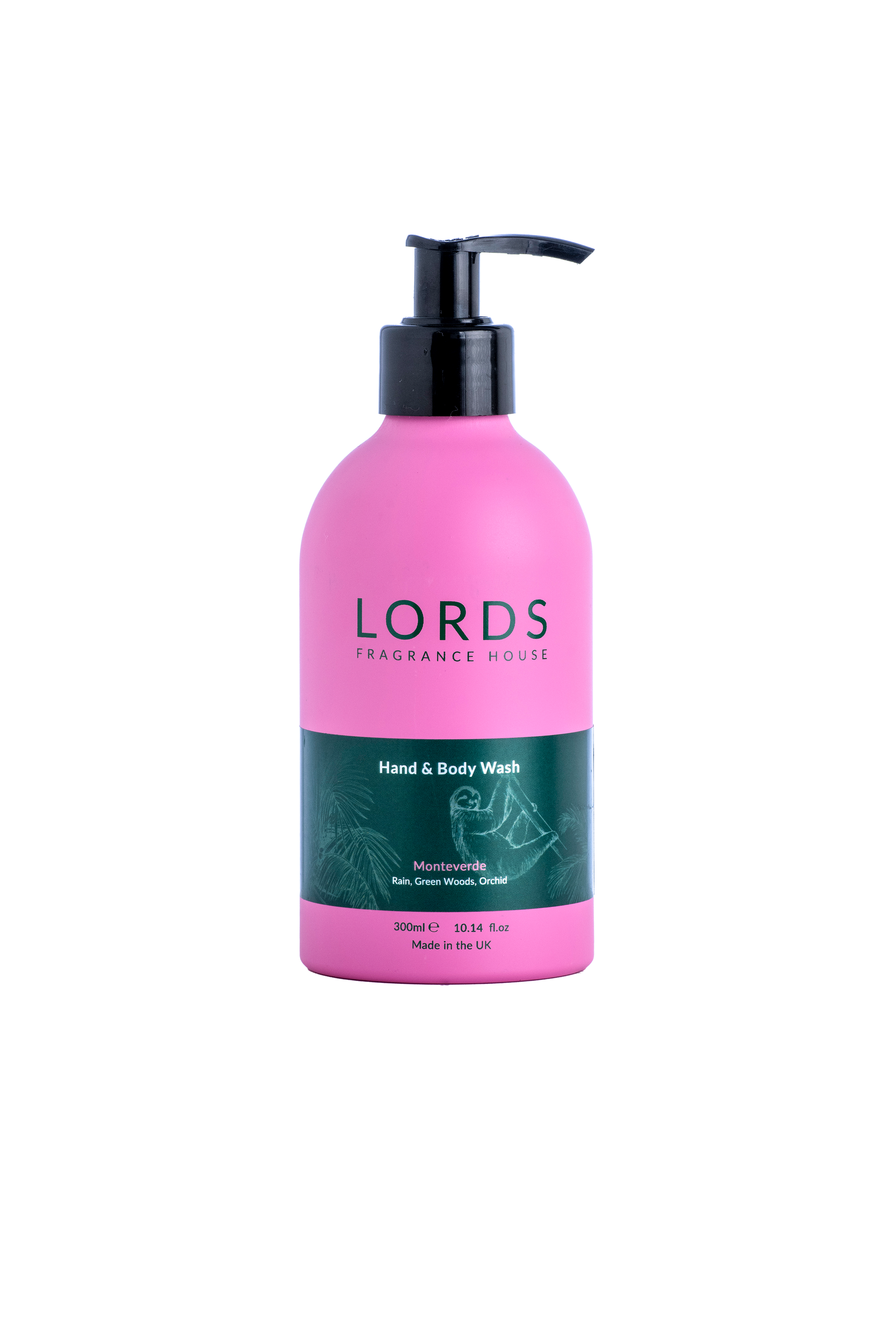 Pink Hand and Body Wash in Aluminium Bottle