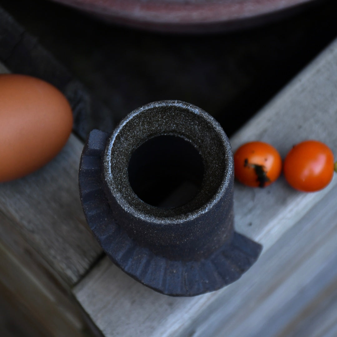Stair series-Mid Night spiral staircase egg cup