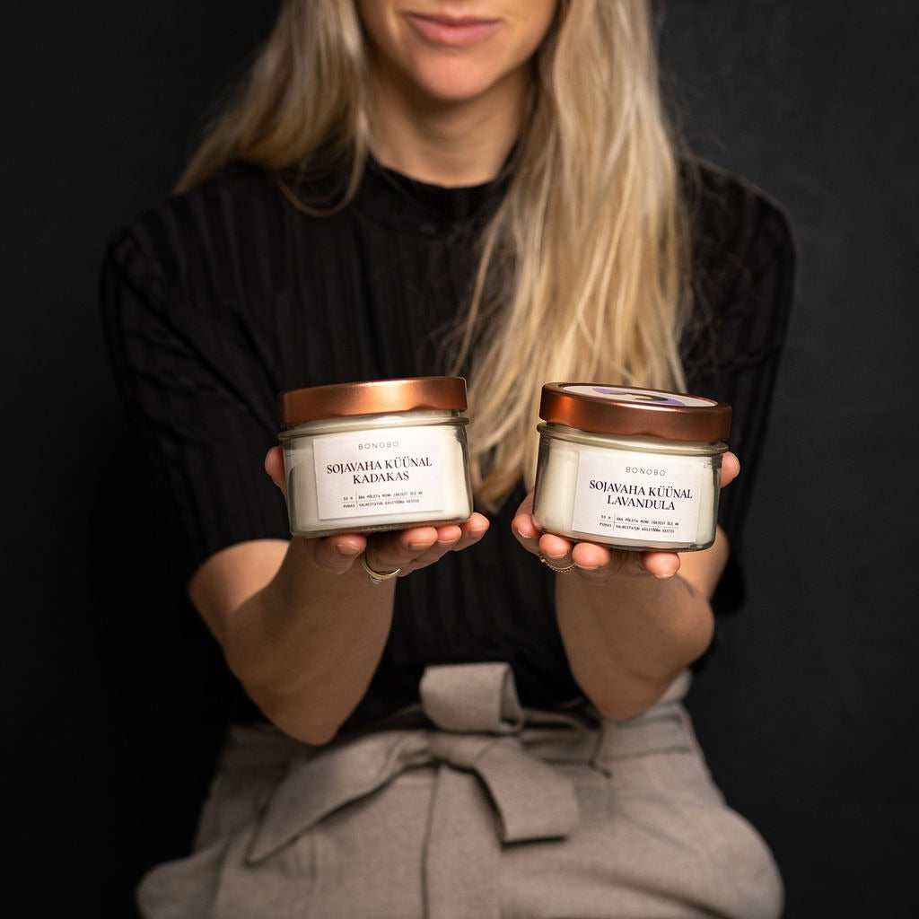 100% Natural Soy Wax Candle with Juniper Oil – Handmade in Estonia by BONOBO at www.brixbailey.com