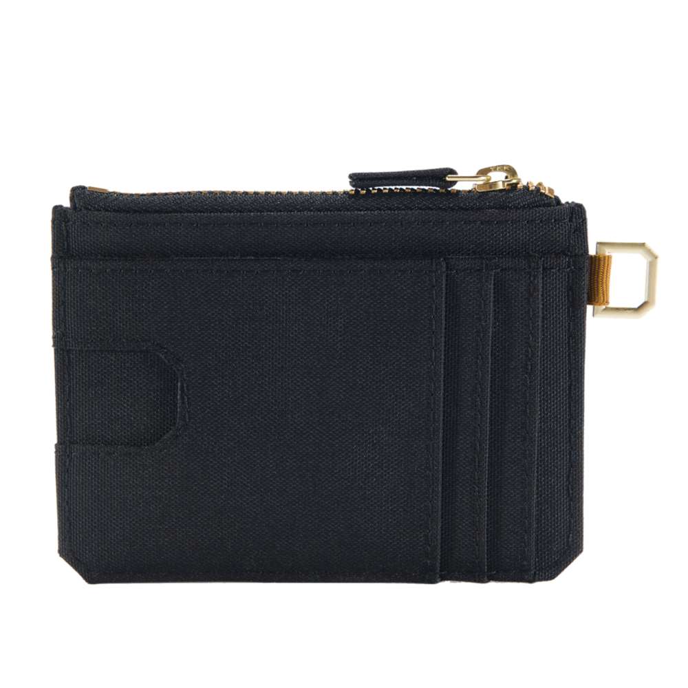 Nylon Duck Zippered Card Keeper Wallet