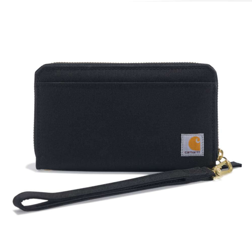 Nylon Duck Lay Flat Clutch Wallet with Water Repellent Finish