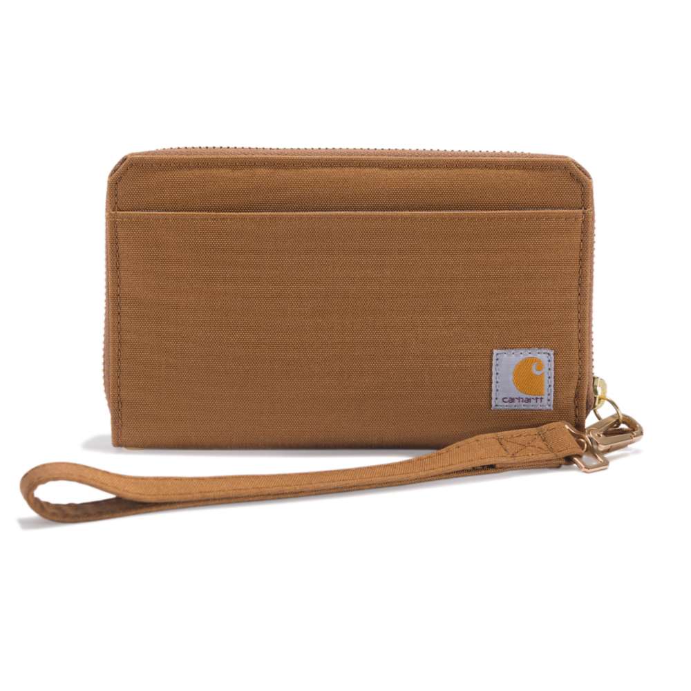 Nylon Duck Lay Flat Clutch Wallet with Water Repellent Finish